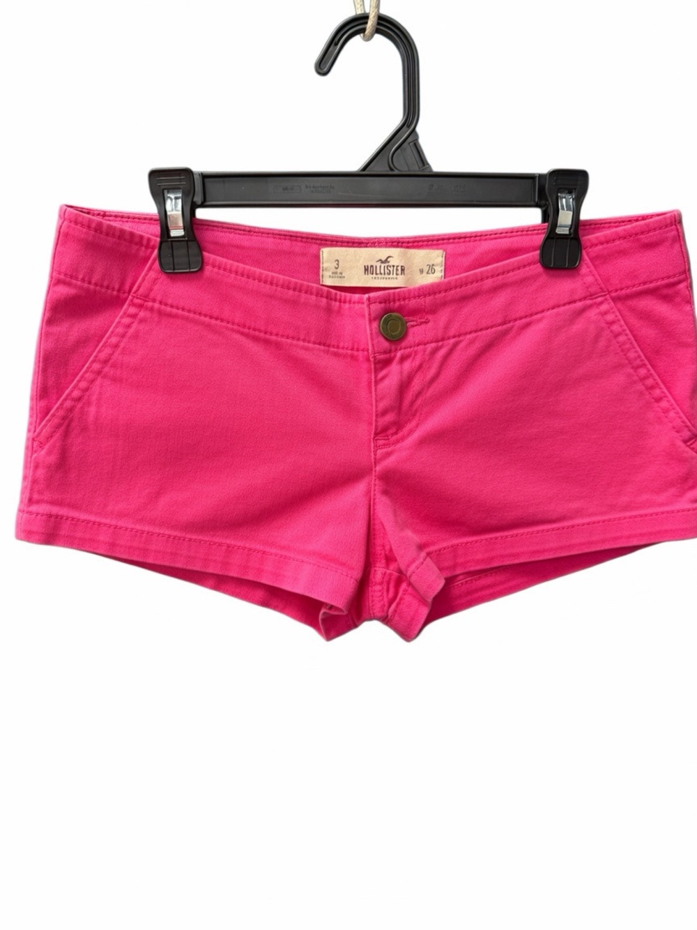 Hollister Bright Pink Women's Cotton Stretch Shorts